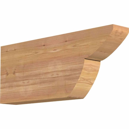 Ekena Millwork Crestline Smooth Rafter Tail, Western Red Cedar, 3 1/2"W x 10"H x 24"L RFT04X10X24CRE00SWR
